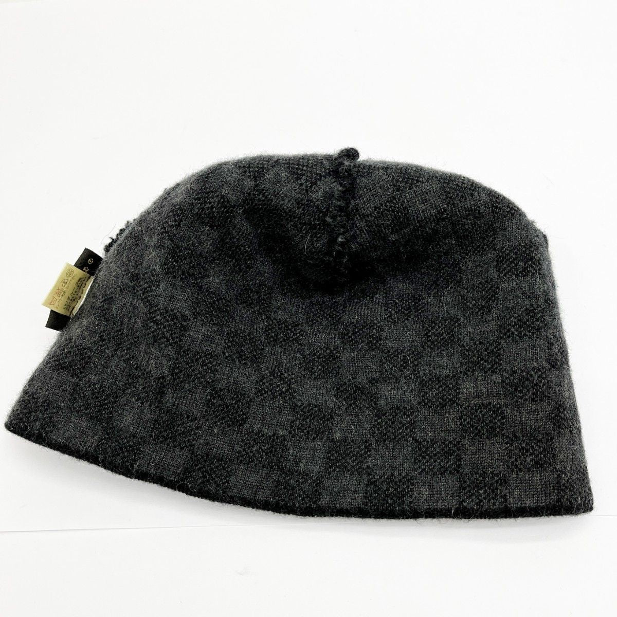 Louis Vuitton Knit Cap Hat Wool Black — view 6