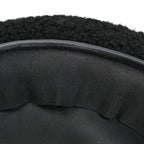 Hermes Shearling Fur Beret Black 56 — view 5