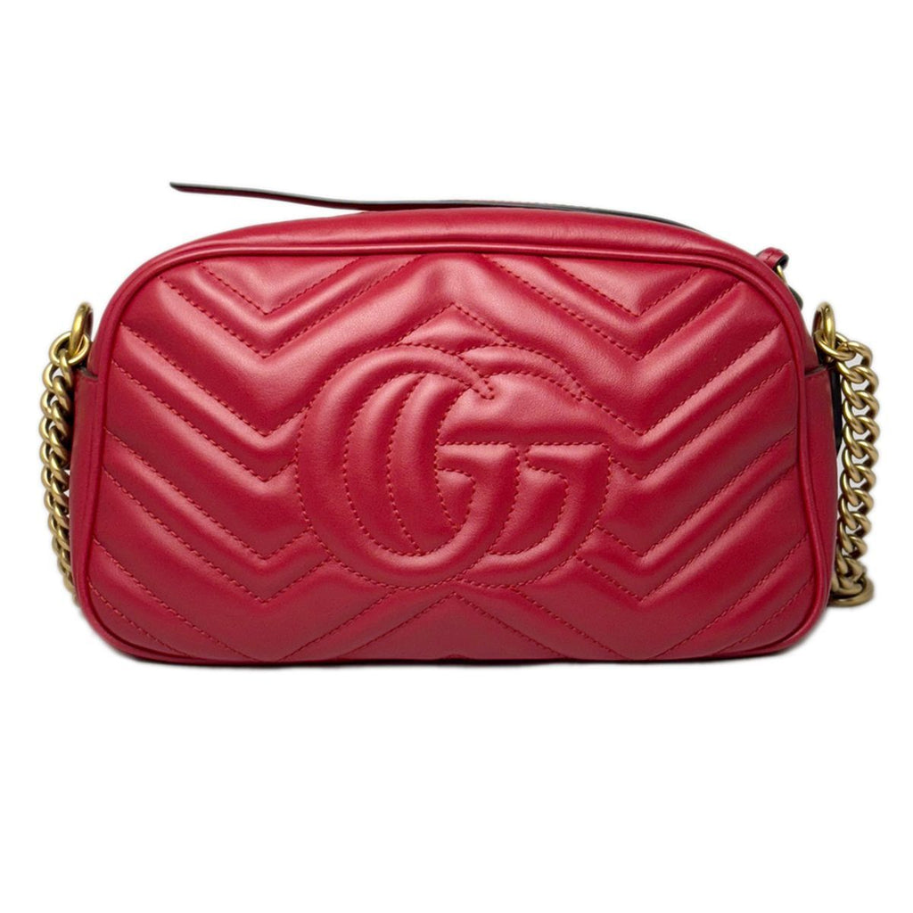 Gucci Shoulder Bag GG Marmont Small Red — view 3