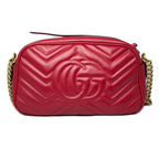 Gucci Shoulder Bag GG Marmont Small Red — view 3