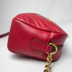 Gucci Shoulder Bag GG Marmont Small Red — view 5