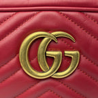 Gucci Shoulder Bag GG Marmont Small Red — view 2