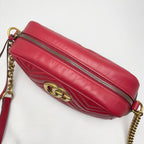 Gucci Shoulder Bag GG Marmont Small Red — view 7