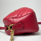 Gucci Shoulder Bag GG Marmont Small Red — view 4