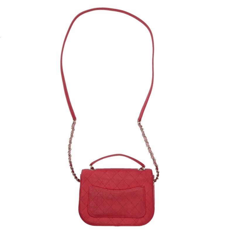 Chanel Half Caviar Leather Chain Shoulder Bag — view 2