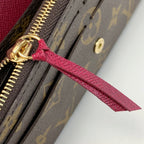 Louis Vuitton Portefeuille Emily Long Wallet with Initials — view 6
