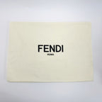 Fendi Embossed FF Logo Gloves Black L Size Nylon — view 9