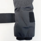 Fendi Embossed FF Logo Gloves Black L Size Nylon — view 4