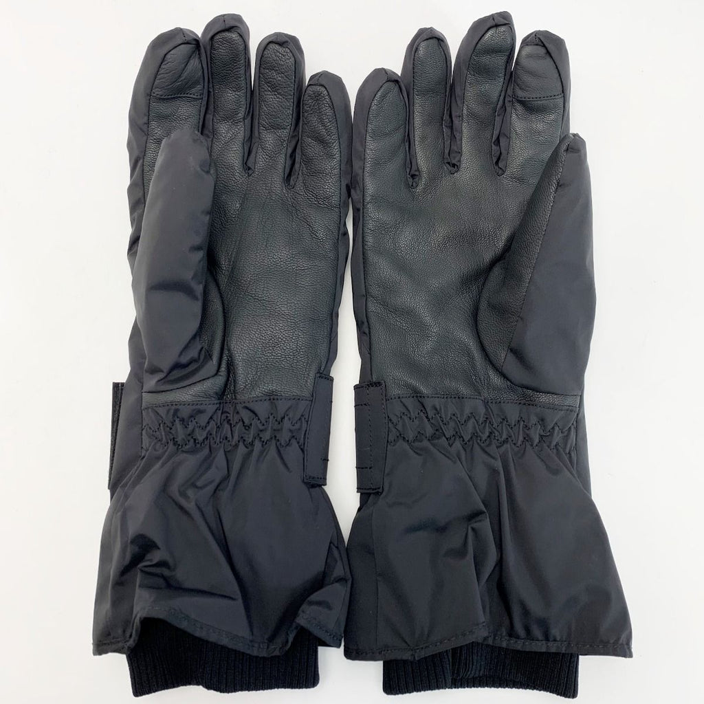 Fendi Embossed FF Logo Gloves Black L Size Nylon — view 3