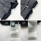 Fendi Embossed FF Logo Gloves Black L Size Nylon — view 7