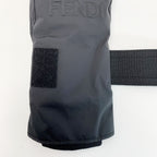 Fendi Embossed FF Logo Gloves Black L Size Nylon — view 5