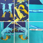 Hermes Scarf Carre 90 Animal Alphabet New Vintage Item Aq7381 — view 3