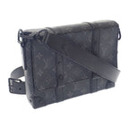 Louis Vuitton Trunk Messenger PM Shoulder Bag Monogram Canvas Black — view 3