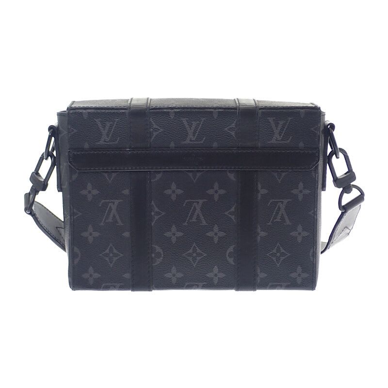 Louis Vuitton Trunk Messenger PM Shoulder Bag Monogram Canvas Black — view 5