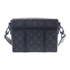 Louis Vuitton Trunk Messenger PM Shoulder Bag Monogram Canvas Black — view 5