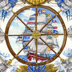 Hermes Scarf Carre 90 Vive Le Vent Blow Into the Wind Silk Green — view 2