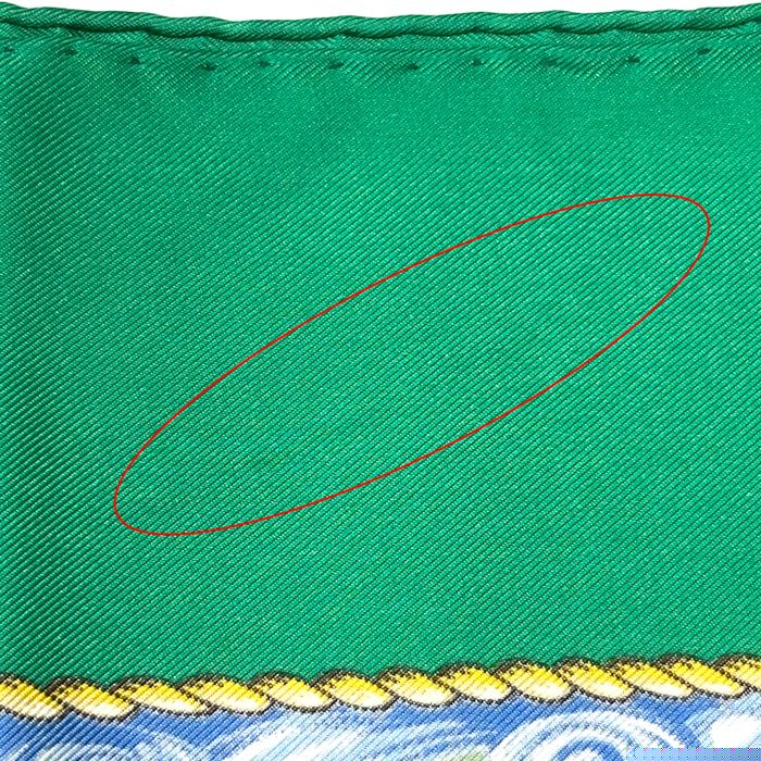Hermes Scarf Carre 90 Vive Le Vent Blow Into the Wind Silk Green — view 8