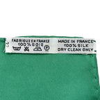 Hermes Scarf Carre 90 Vive Le Vent Blow Into the Wind Silk Green — view 5