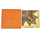 Hermes Scarf Carre 90 lor Des Chefs Gold of the Chiefs Women S Brand Silk — view 2