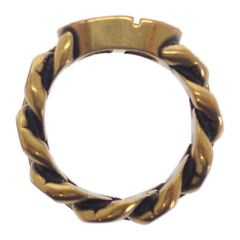 Dior 30 Montaigne L R0939 Mtgmt Ring GP Gold CD Signature Logo — view 6