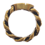 Dior 30 Montaigne L R0939 Mtgmt Ring GP Gold CD Signature Logo — view 6
