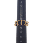 Dior 30 Montaigne L R0939 Mtgmt Ring GP Gold CD Signature Logo — view 9