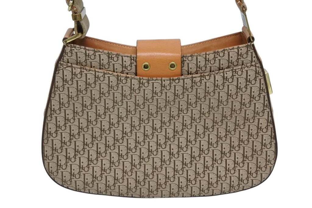 Dior Bag Street Chic Trotter Line Beige Brown Gold — view 3