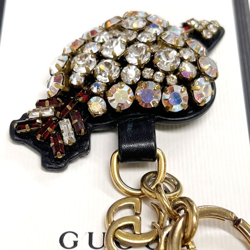 Gucci Key Folder Charm Stone Heart Leather 02 Bs356 — view 4