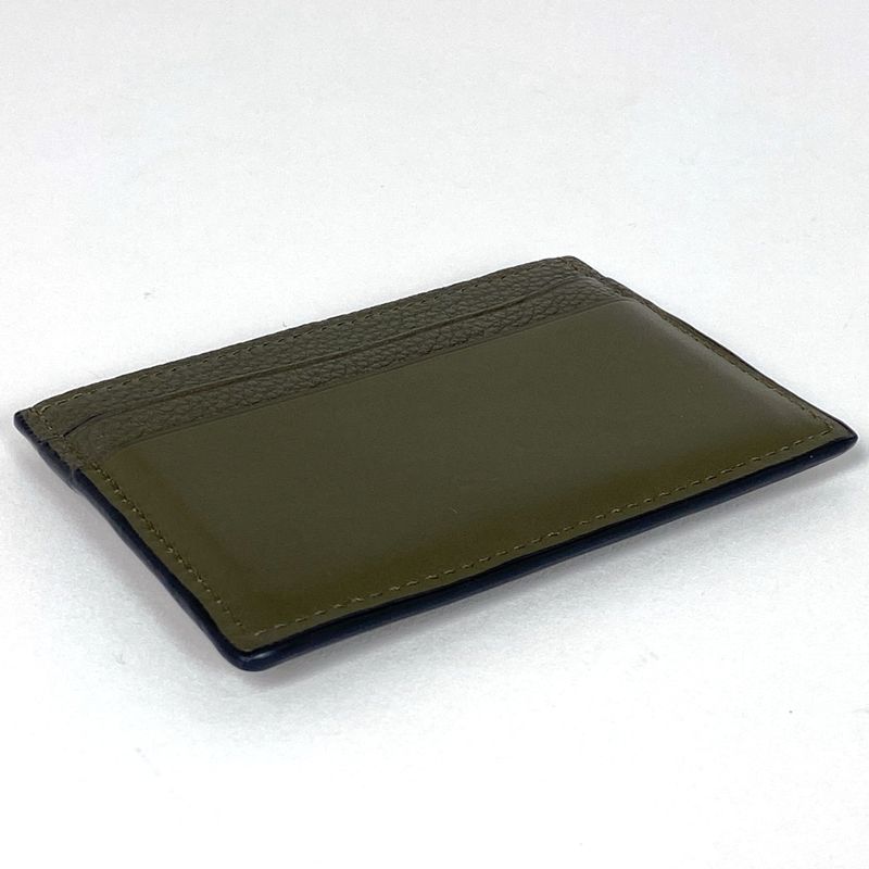Loewe Logo Card Case Signature Plain Holder Pass Leather — view 3