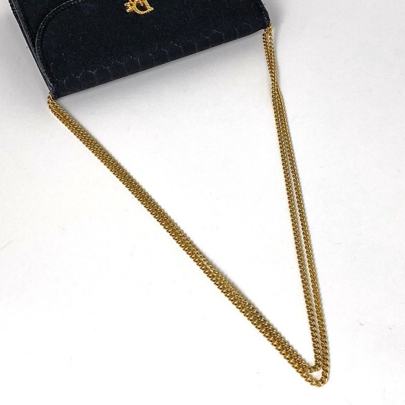 Christian Dior Honeycomb Pattern Chain Shoulder Bag 2-Way Clutch — view 5