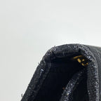 Christian Dior Honeycomb Pattern Chain Shoulder Bag 2-Way Clutch — view 4