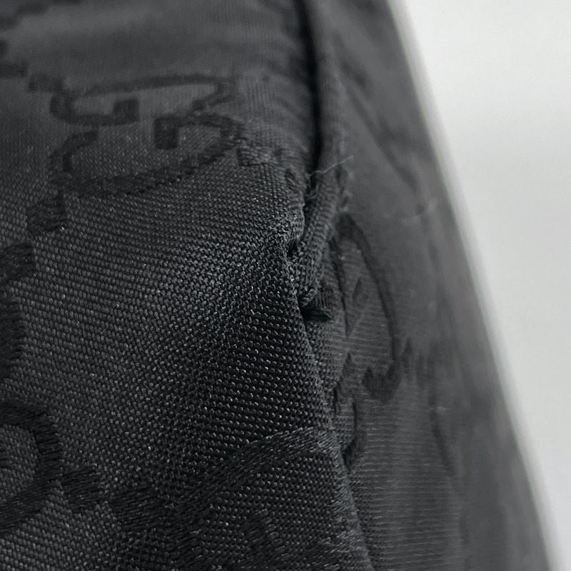Gucci GG Pattern Shoulder Bag One Nylon Black — view 3