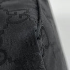 Gucci GG Pattern Shoulder Bag One Nylon Black — view 3