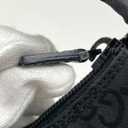 Gucci GG Pattern Shoulder Bag One Nylon Black — view 5