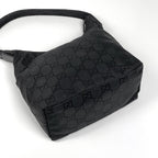 Gucci GG Pattern Shoulder Bag One Nylon Black — view 2