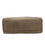 Chanel Bag Tote Deauville Chain Canvas Beige Silver — view 8
