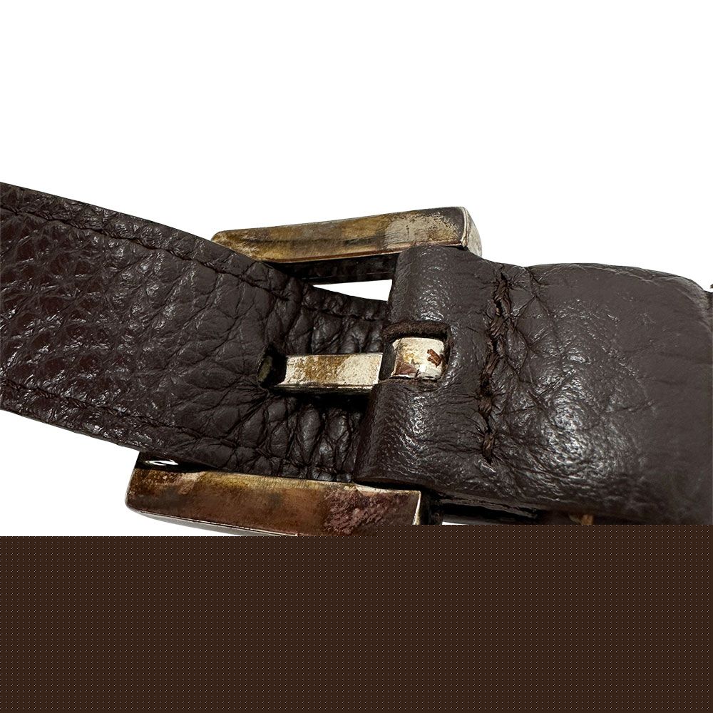 Loewe Bag Shoulder Leather Velazquez Dark Brown Black — view 9