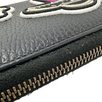 Gucci Wallet Long Leather Petit Marmont Dragon Ufo Black — view 6