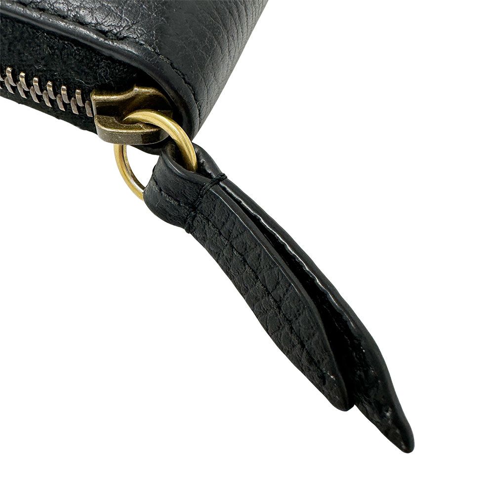 Gucci Wallet Long Leather Petit Marmont Dragon Ufo Black — view 7