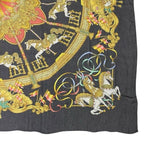 Hermes Scarf Carre 140 LUNA PARK Amusement Carousel All Over Pattern Large — view 4