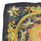Hermes Scarf Carre 140 LUNA PARK Amusement Carousel All Over Pattern Large — view 5