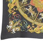 Hermes Scarf Carre 140 LUNA PARK Amusement Carousel All Over Pattern Large — view 6