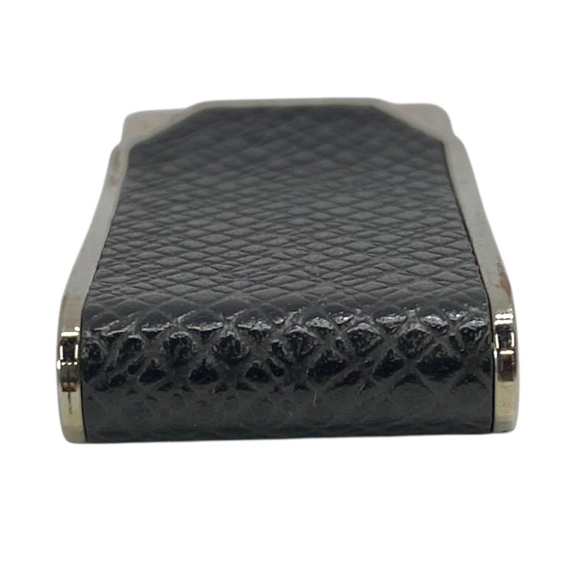 Louis Vuitton Money Clip Bill Neo Club Accessory Logo Silver Black — view 5