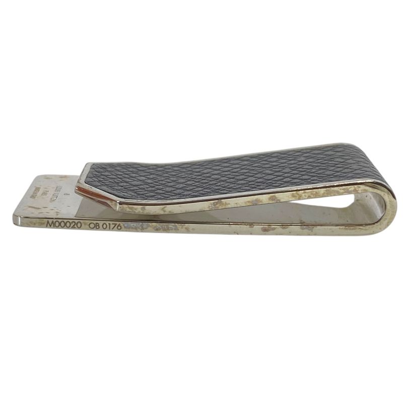 Louis Vuitton Money Clip Bill Neo Club Accessory Logo Silver Black — view 4