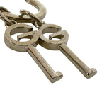 Gucci Key Ring Holder G Logo Motif Silver Metal — view 7