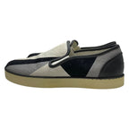 Bottega Veneta Intrecciato Slip-on Flat Shoes Leather Black White — view 3