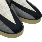 Bottega Veneta Intrecciato Slip-on Flat Shoes Leather Black White — view 6