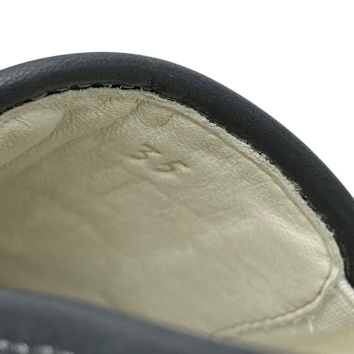 Bottega Veneta Intrecciato Slip-on Flat Shoes Leather Black White — view 9