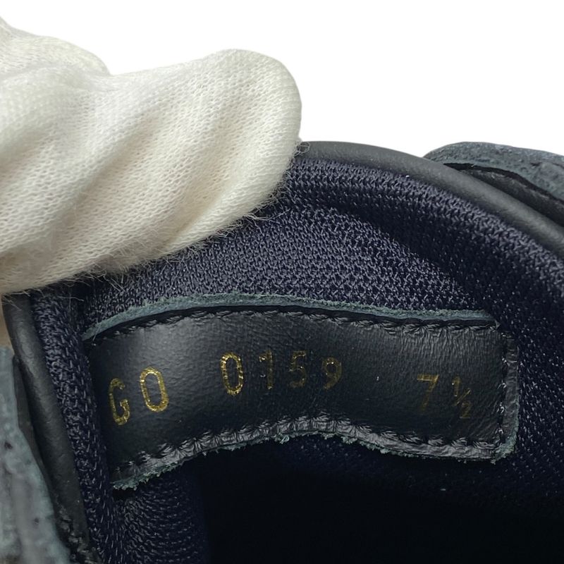 Louis Vuitton Tattoo Line Sneakers High Cut Leather Black Go0159 — view 9