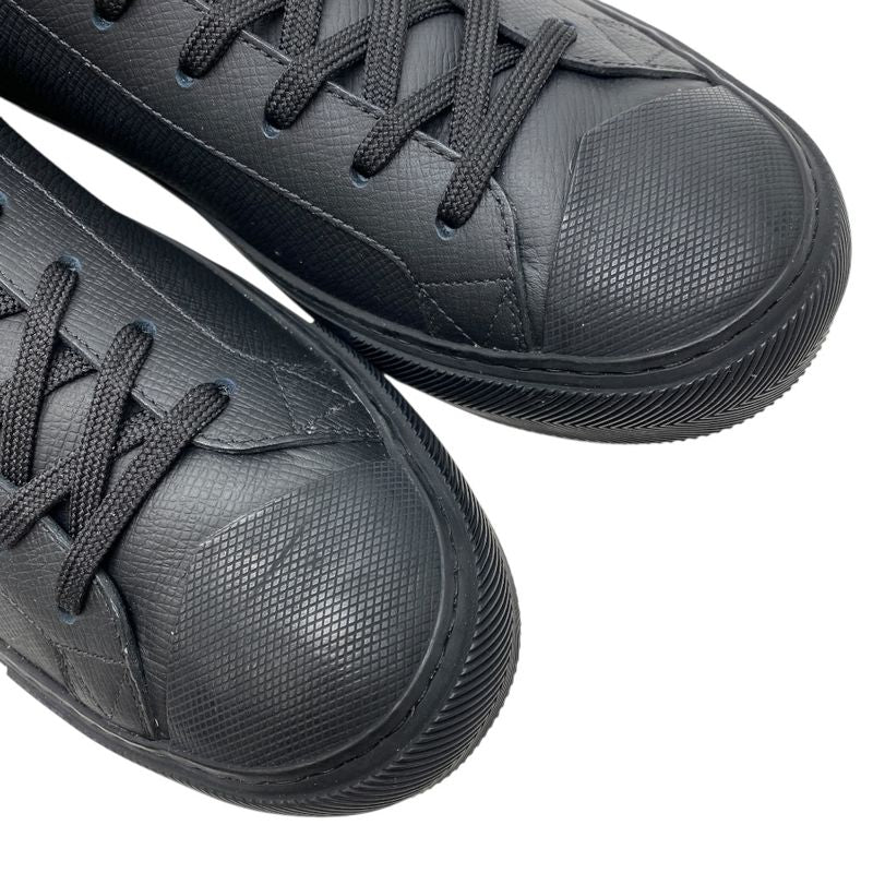 Louis Vuitton Tattoo Line Sneakers High Cut Leather Black Go0159 — view 6